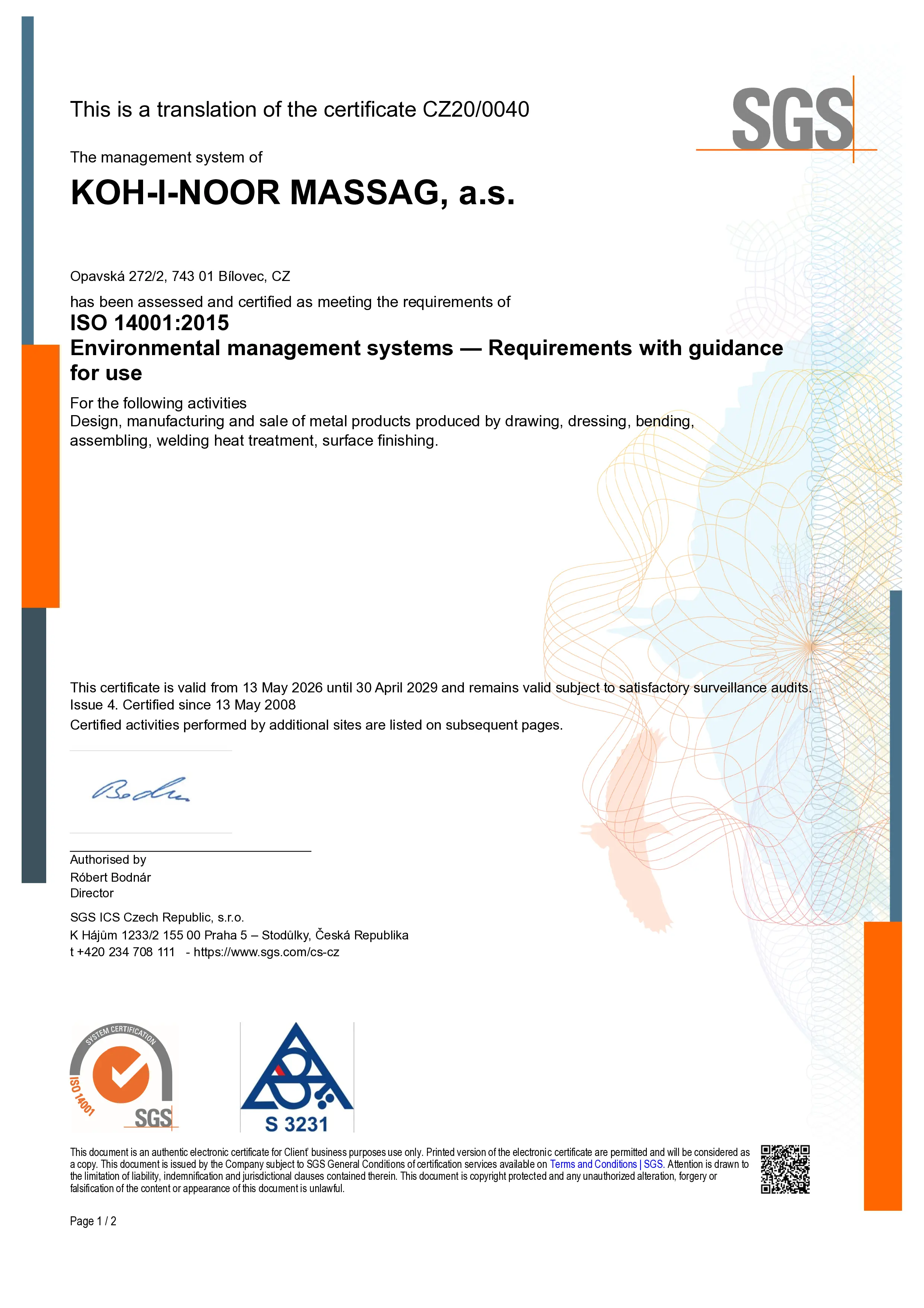 ISO 14001:2015
